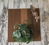 Handcrafted Thermally Modified Red Oak Small Table - 15" Top