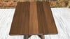 Handcrafted Thermally Modified Red Oak Tall Table - 19" Top
