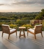 Handcrafted in USA, Outdoor Table, Unfinished Hardwood Red Oak 15" W X 14.5" L X 24.75" H