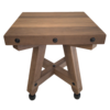 Thermally Modified Red Oak Short Table - 15" Top