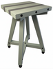 Handcrafted Outdoor End Table, Finished / Unfinished Hardwood Red Oak 15" W X 14.5" L X 24.75" H